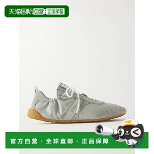 女士 蔻依 Kick 绒面革皮质运动鞋 1h可退 CH26S15德训鞋 Chloe