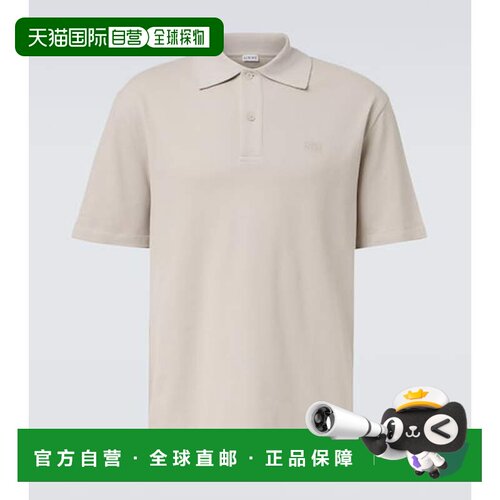 香港直邮LOEWE 罗意威 男士 L 双棉质凸纹布Polo衫