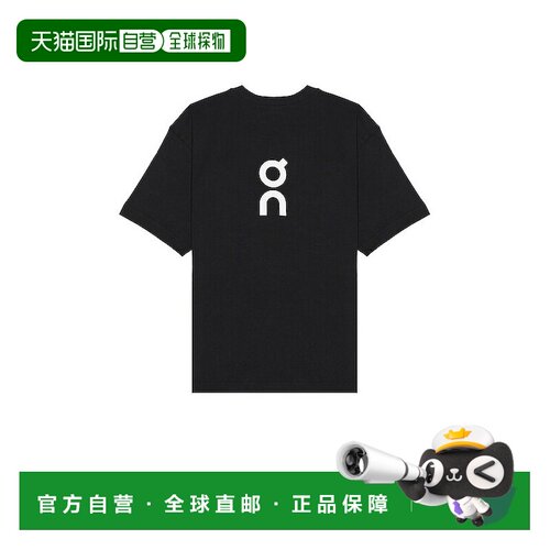 香港直邮On 男士 Club T恤 1ME10050553 black黑色 舒适时尚昂跑