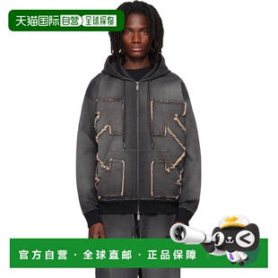 1h可退 香港直邮off-white 男士 黑色 Distressed Arrow Skate Zi