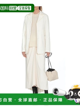 香港直邮Jil Sander 不对称羊绒套头针织衫 J02GP0013J13206开衫