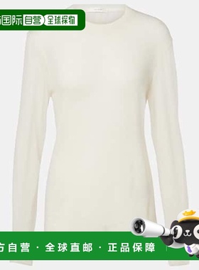 香港直邮The Row 女士 Amia 羊绒毛衣 beige米色 舒适时尚