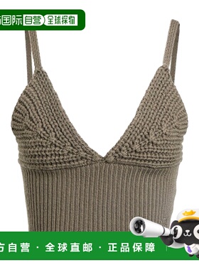 1h可退 香港直邮Blumarine 蓝色情人 女士 上衣 green绿色 舒适时