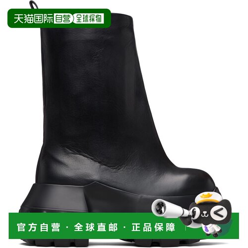 1h可退 香港直邮rick owens 瑞克 欧文斯 男士 黑色 Temple Flare