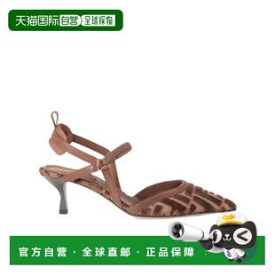 香港直邮Fendi 中跟露跟凉鞋 8J8362AOTP高跟鞋细高跟