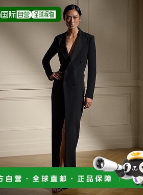 自营欧洲直邮RalphLauren拉夫劳伦 Kristian 真丝燕尾服连衣裙