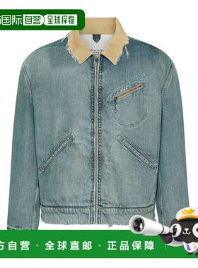 香港直邮Maison Margiela 破洞牛仔夹克 S50AM0636S30383外套男装