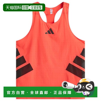 香港直邮adidas 阿迪达斯 男士 Adizero Road To Records 背心上