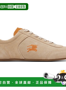 1h可退 香港直邮Burberry 巴宝莉 男士 驼色 Suede Knight Runner
