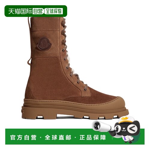 1h可退 香港直邮Moncler 圆头短筒靴 K209B4F00150M7542厚底鞋