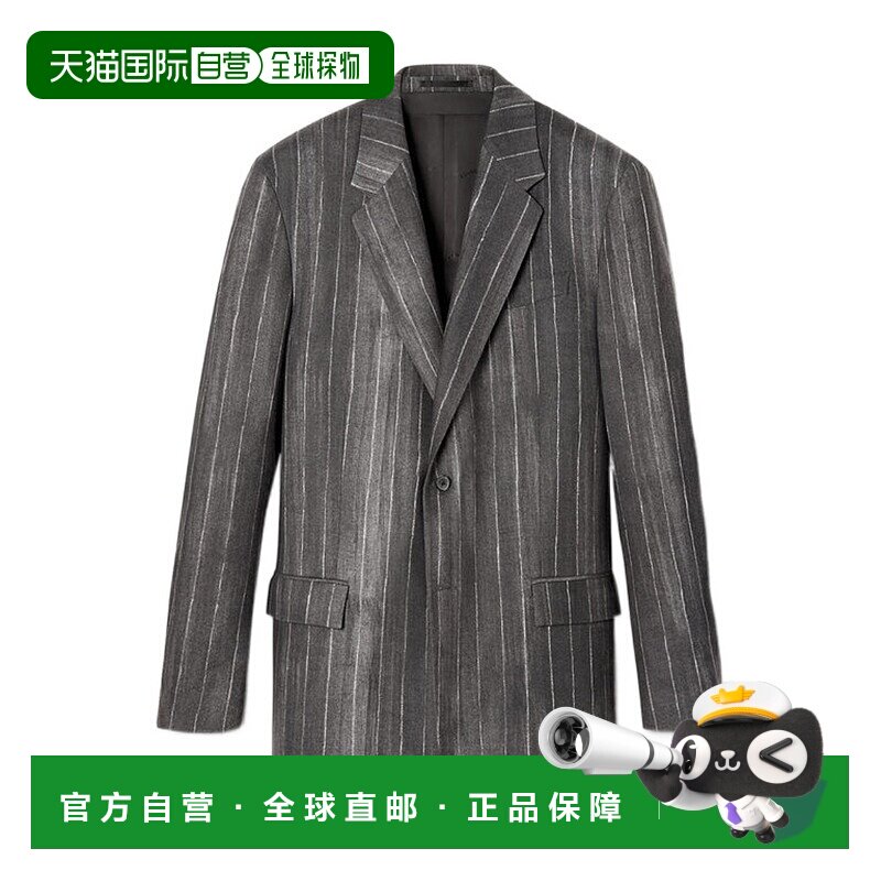 香港直邮Versace PASTEL PINSTRIPE羊毛西装外套 10067131A04624