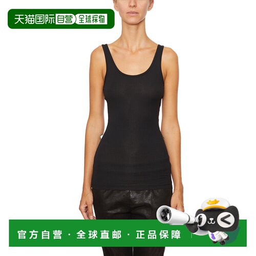 香港直邮James Perse 女士T恤 IWNL3102BLK CO黑色 吊带背心