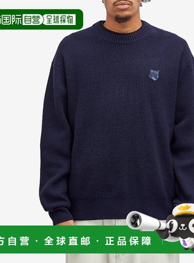 1h可退 香港直邮MAISON KITSUNE 男士 圆领长袖毛衣 LM00818KT109