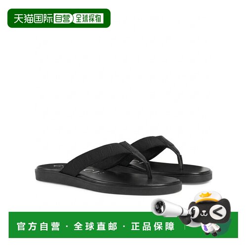 1h可退 香港直邮GUCCI 男士凉鞋 854486HAAOA1000 CO 黑色 SLIPPE