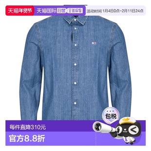 欧洲直邮Tommy Jeans  男衣服 春夏2025 长袖衬衫 RGLR FIT SHIRT