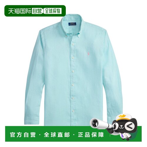 香港直邮RALPH LAUREN 男士衬衫 710968915501 SS2026 浅蓝色