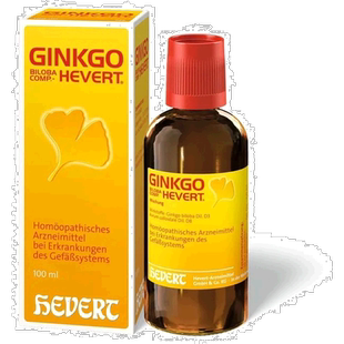 欧洲直邮德国药房HEVERT银杏叶补脑增强记忆血管硬化滴剂100ml