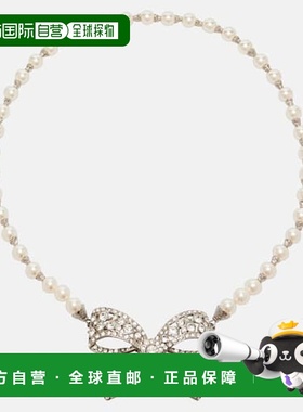 香港直邮ALESSANDRA RICH 亚历山德拉.瑞秋 女士 精饰人造珍珠项