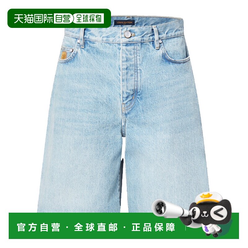 Louis Vuitton 腰带环牛仔短裤 1AGTHW 【付后1h可退】