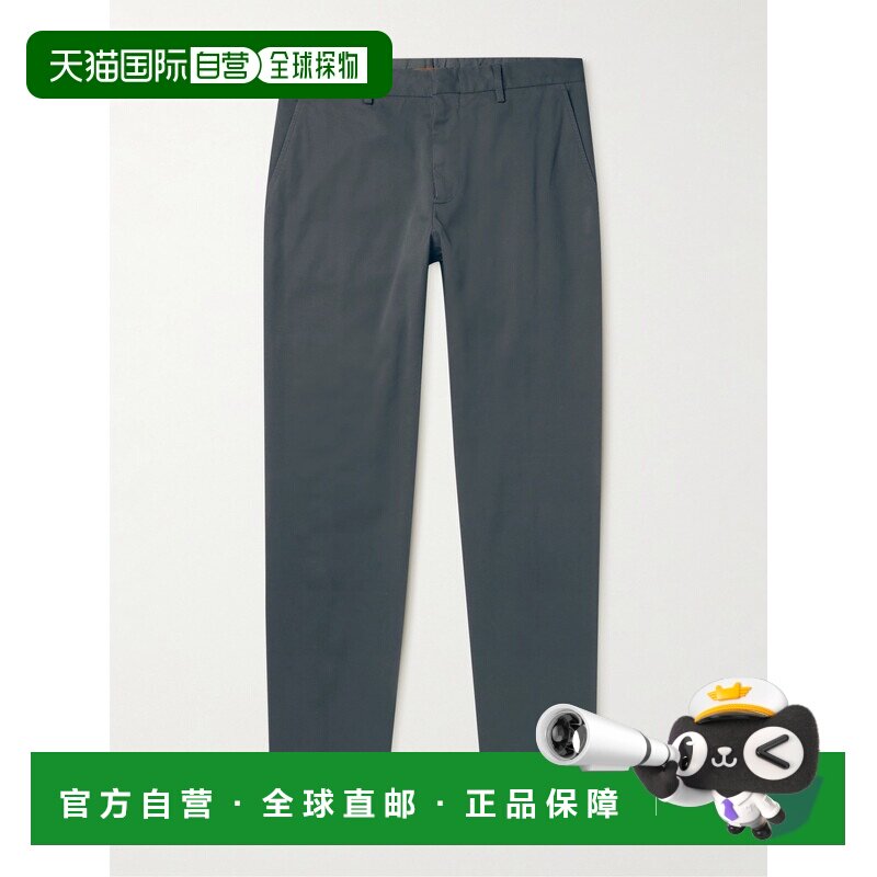 1h可退 香港直邮zegna 杰尼亚 男士 锥形弹力棉质裤子 UAI17TR004