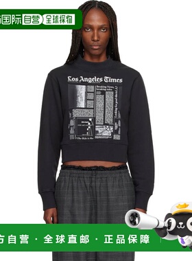 1h可退 香港直邮Palm Angels 棕榈天使 女士 黑色 LA Times 联名