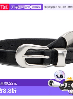 1h可退 香港直邮Our Legacy 男士 黑色 2 CM 腰带 A2208BBLA