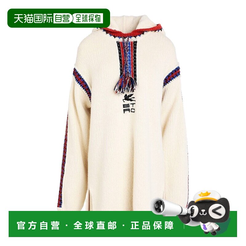 香港直邮Etro 艾特罗 女士 毛衣 beige米色 舒适时尚帽衫