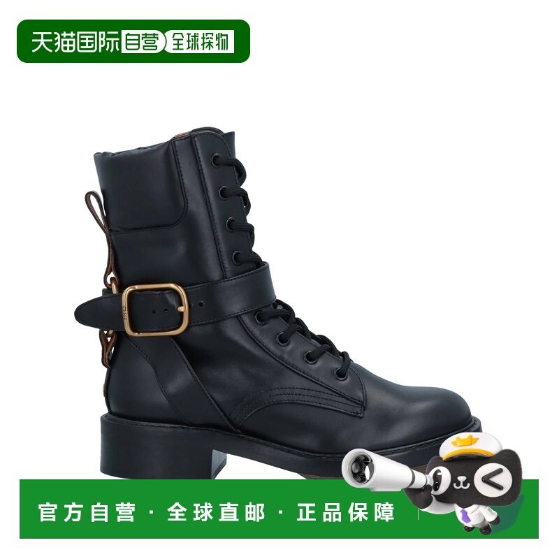 1h可退 香港直邮Chloe 蔻依 女士 脚踝靴 black黑色 舒适时尚,女鞋,时装靴,淘宝优惠券,粉丝福利购,淘宝优惠卷