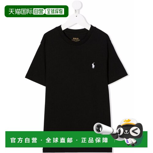 1h可退 香港直邮Polo Ralph Lauren Polo 拉夫 劳伦 男童 logo刺T