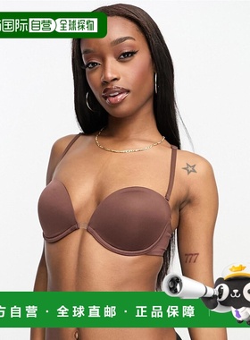 1h可退 香港直邮ASOS 女士 moulded clear centre 设计多穿法抹胸
