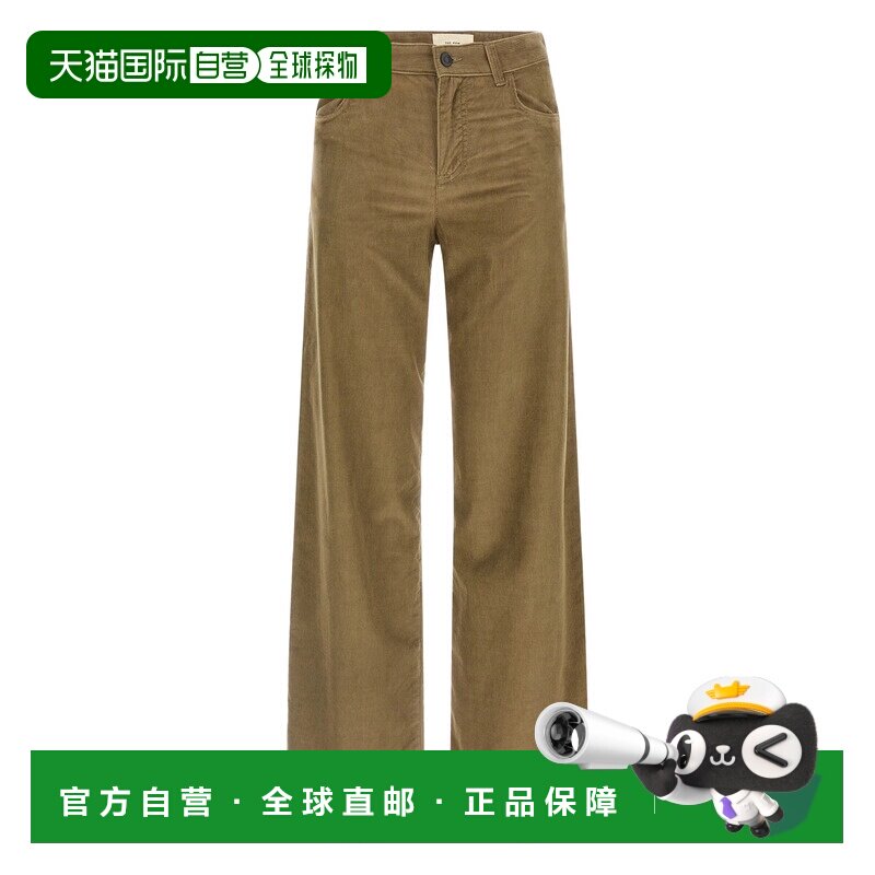 1h可退 香港直邮THE ROW 女士休闲裤 6634W2272BEI AW2025 浅棕色