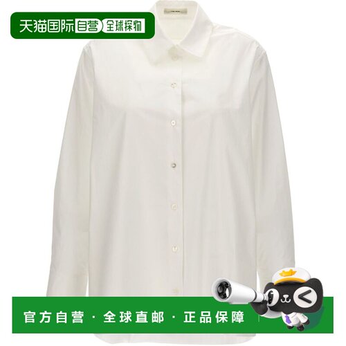 1h可退 香港直邮The Row 女士 ROW CAPSULE 白色衬衫 5652W2479