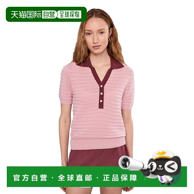 美国直邮VARLEY 女士 Wren 针织Polo衫  舒适时尚