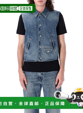 1h可退 香港直邮Givenchy 纪梵希 男士 蓝色毛线衫 BM01795Y99