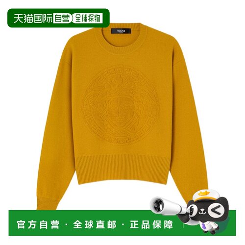 香港直邮Versace 长袖羊毛羊绒毛衣 10134291A10005