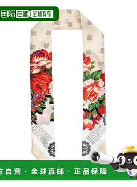 香港直邮MOSCHINO 男士围巾 03241M3396002 SS2026 花色 花卉图案