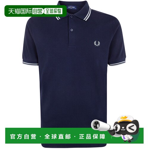 1h可退 欧洲直邮FRED PERRY 男士POLO衫 FPM3600P57T73 SS2026 黑