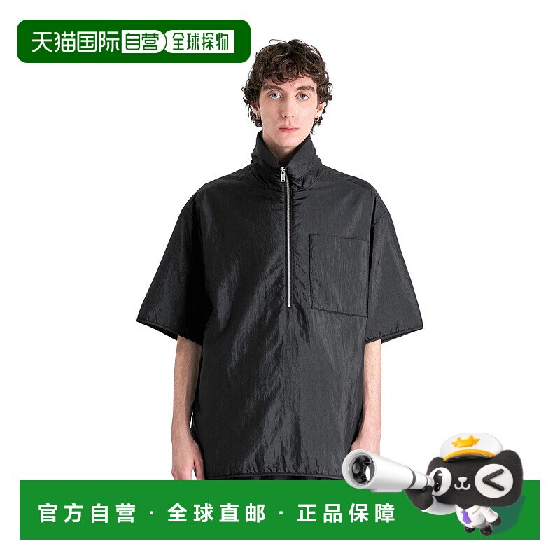香港直邮Jil Sander 短袖高领衬衫 J47DL0134-J70003