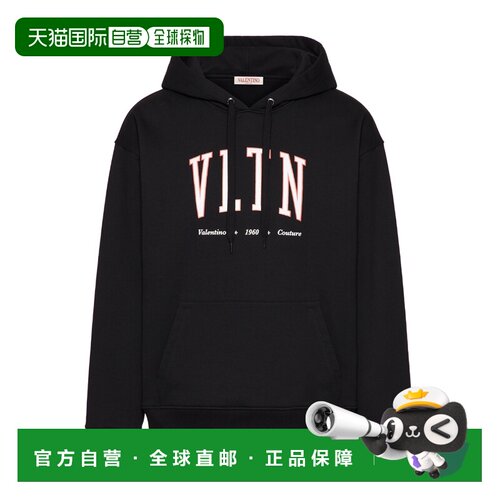 1h可退 香港直邮VALENTINO 男士卫衣 2V3MF15P96TTTL SS2024 黑色