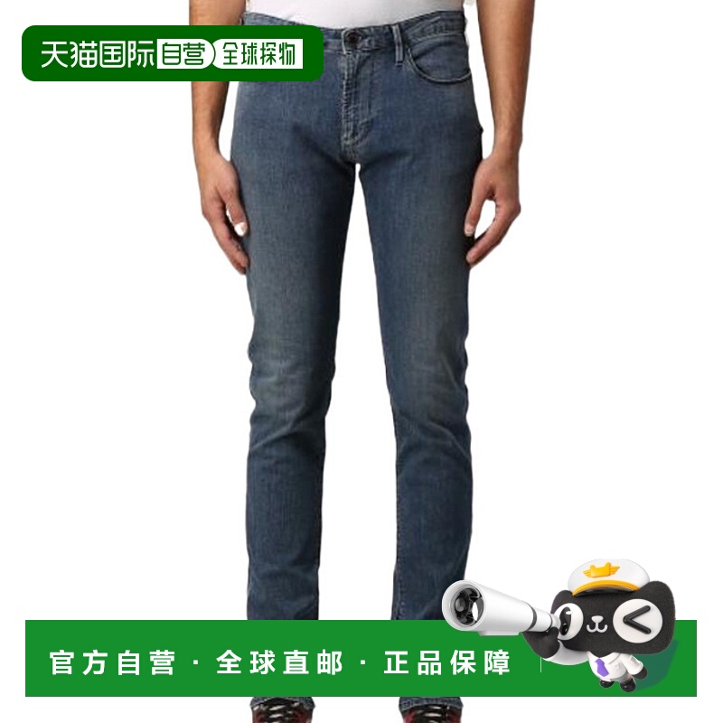 香港直邮Emporio Armani 鹰标修身牛仔裤 8N1J061G19Z