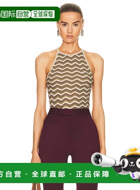 香港直邮Saint Laurent 圣罗兰 女士 工字背背心上衣 732882Y75ZD