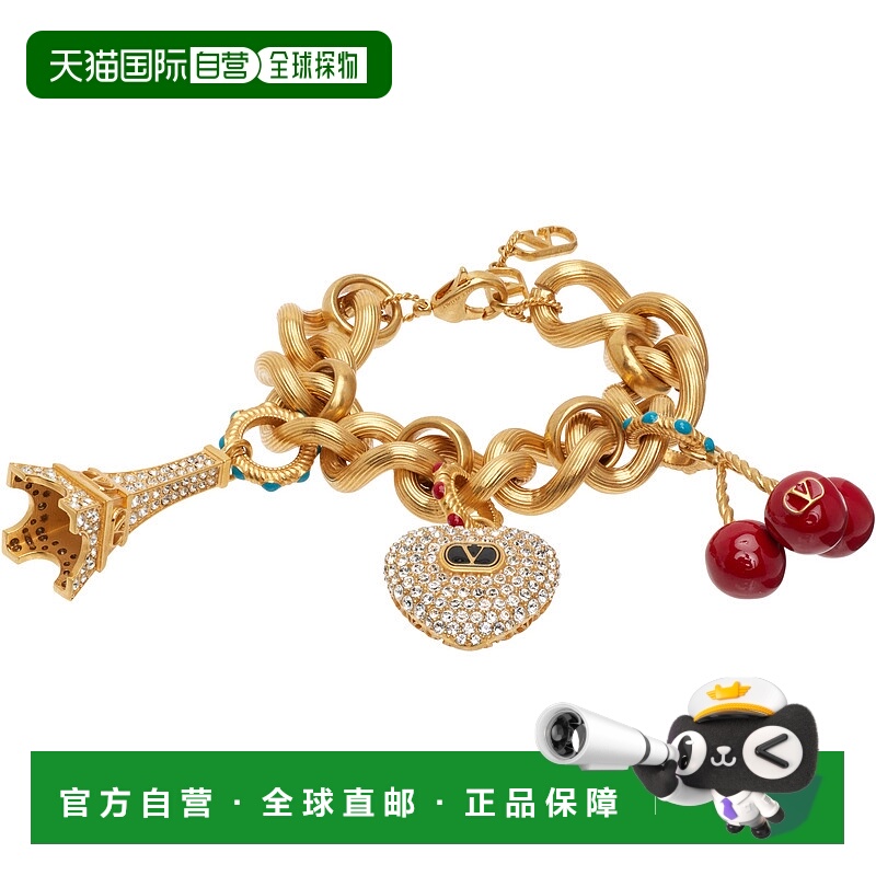 香港直邮valentino 华伦天奴 女士 Chez 手链 7W2J0AM5VTI