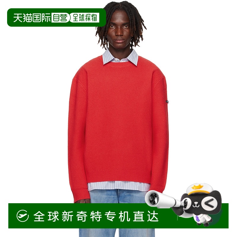 1h可退 香港直邮A.P.C. 男士 红色 Thomas 毛衣 red红色 舒适时尚