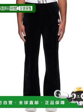 1h可退 香港直邮Casablanca 男士 黑色 Gradient Piping Velour