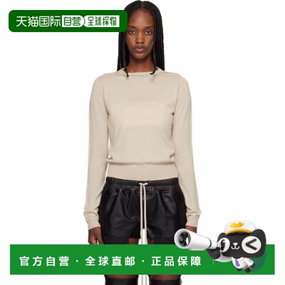 香港直邮rick owens 瑞克 欧文斯 女士 灰白色 Temple Biker Leve