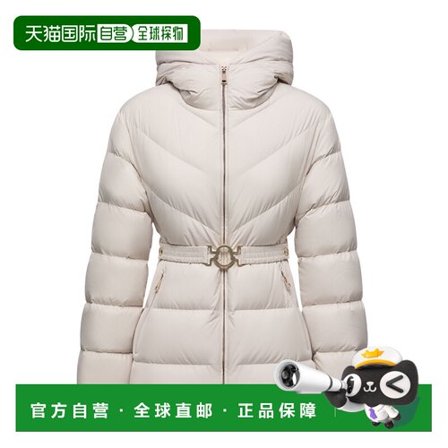 香港直邮Moncler BROSSE 斜纹绗缝连帽短款羽绒服 K20931A0024054