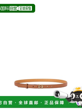 1h可退 香港直邮Loewe 卵石纹小牛皮 Anagram 腰带 E821Z15X02