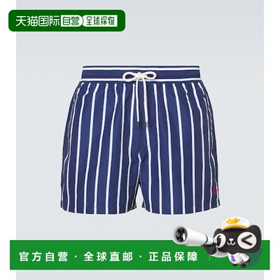 香港直邮Polo Ralph Lauren Polo 拉夫 劳伦 男士 条纹泳裤 71097