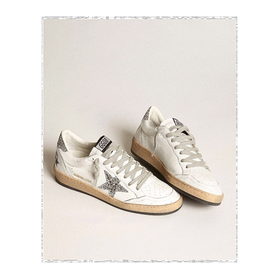 1h可退 Golden Goose Deluxe Brand Ball Star系带休闲鞋GWF00