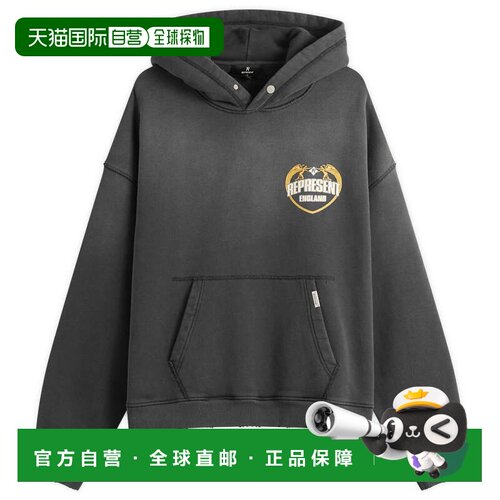 1h可退香港直邮Represent 男士 ANGEL 边卫衣连帽衫 MLM10036804